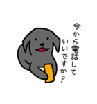 黒ラブ・毎日ばすちゃん（個別スタンプ：33）
