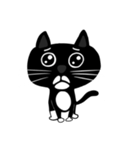 黒猫ちょこちゃん（個別スタンプ：1）
