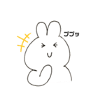 I like mofumofu rabbit.（個別スタンプ：3）