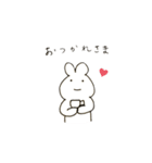 I like mofumofu rabbit.（個別スタンプ：13）