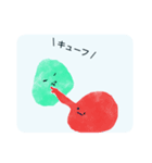 よよちゃんとコロナ（個別スタンプ：3）