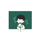好きすぎてこぼす（個別スタンプ：1）