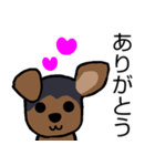 耳おりヨーキー 日常会話（個別スタンプ：3）