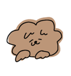 不安なプウ（個別スタンプ：19）
