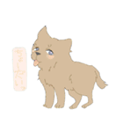 自分の心に正直な男子 with dog（個別スタンプ：21）