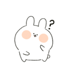 かわいらしい ウサギ DANGDANG（個別スタンプ：3）