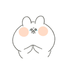 かわいらしい ウサギ DANGDANG（個別スタンプ：9）
