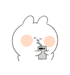 かわいらしい ウサギ DANGDANG（個別スタンプ：15）
