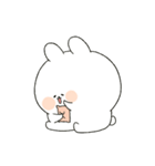 かわいらしい ウサギ DANGDANG（個別スタンプ：18）