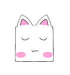 四角猫（個別スタンプ：2）