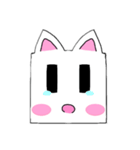 四角猫（個別スタンプ：3）