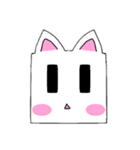 四角猫（個別スタンプ：6）