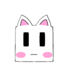 四角猫（個別スタンプ：7）