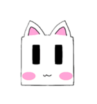 四角猫（個別スタンプ：9）