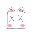 四角猫（個別スタンプ：13）