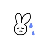 適当にかいたうさぎ（個別スタンプ：12）