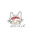 着ぐるみうさぎさんはグローバル。（個別スタンプ：8）