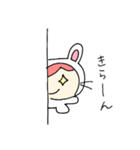 着ぐるみうさぎさんはグローバル。（個別スタンプ：16）