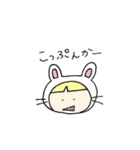 着ぐるみうさぎさんはグローバル。（個別スタンプ：28）