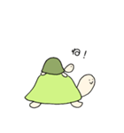 無口はかめさん。（個別スタンプ：13）