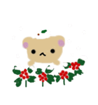 くまちゃんの季節の花シリーズ（個別スタンプ：8）