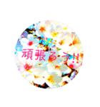 cherry blossom Japan12(負けない！励まし)（個別スタンプ：4）