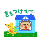 使いやすい！かわいいたぬきのスタンプ（個別スタンプ：36）