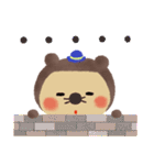 使いやすい！かわいいたぬきのスタンプ（個別スタンプ：40）