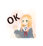 可愛いゆるふわガール（個別スタンプ：2）