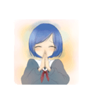 可愛いゆるふわガール（個別スタンプ：3）