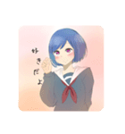 可愛いゆるふわガール（個別スタンプ：5）