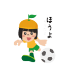 サッカー少女みかちゃん（個別スタンプ：3）
