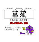 四季の花と花言葉でありがとうの交信（個別スタンプ：19）