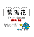 四季の花と花言葉でありがとうの交信（個別スタンプ：22）