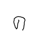 2歳児の字（個別スタンプ：25）