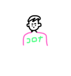 ケビンの使いやすいTシャツ文字（個別スタンプ：1）