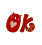 ねこのもじもじ（個別スタンプ：15）