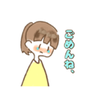 きいろい女の子すたんぷ（個別スタンプ：2）