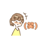 きいろい女の子すたんぷ（個別スタンプ：6）