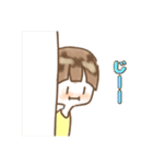 きいろい女の子すたんぷ（個別スタンプ：11）