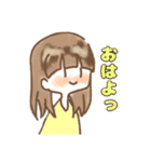 きいろい女の子すたんぷ（個別スタンプ：12）