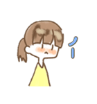 きいろい女の子すたんぷ（個別スタンプ：15）