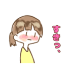 きいろい女の子すたんぷ（個別スタンプ：18）