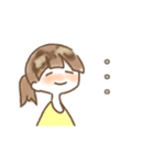 きいろい女の子すたんぷ（個別スタンプ：19）