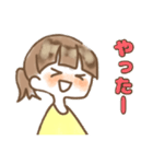 きいろい女の子すたんぷ（個別スタンプ：21）