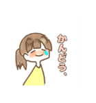きいろい女の子すたんぷ（個別スタンプ：30）