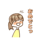 きいろい女の子すたんぷ（個別スタンプ：33）