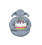 ずんぐりむっくりゾウ（個別スタンプ：1）