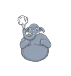 ずんぐりむっくりゾウ（個別スタンプ：4）