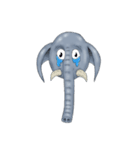 ずんぐりむっくりゾウ（個別スタンプ：9）
